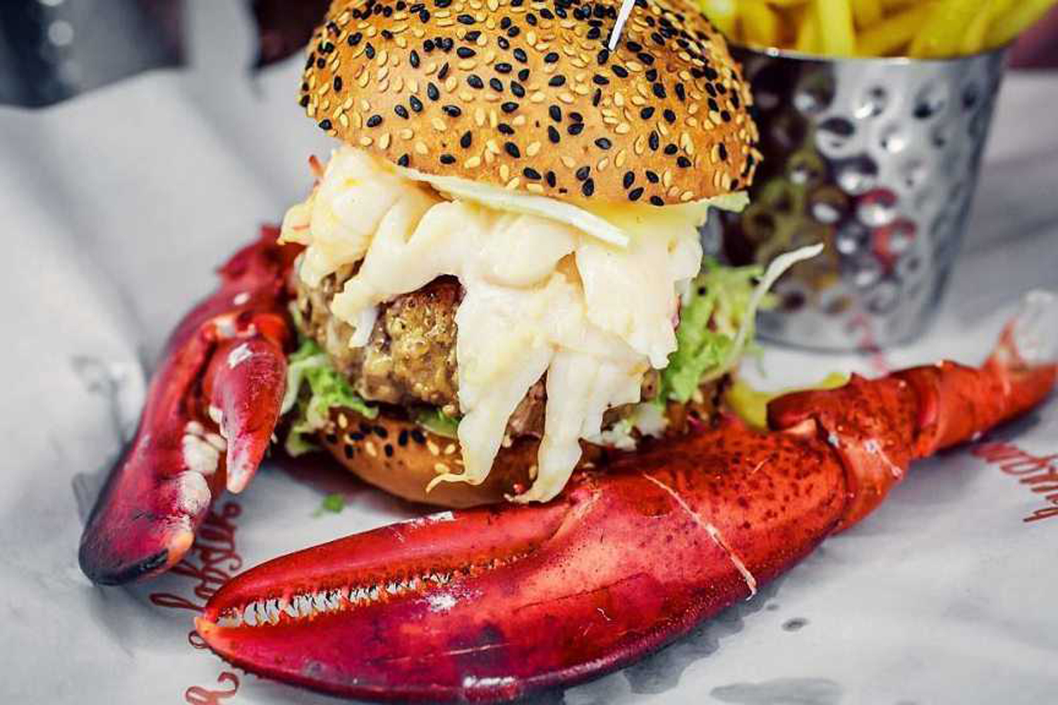 Burger & lobster