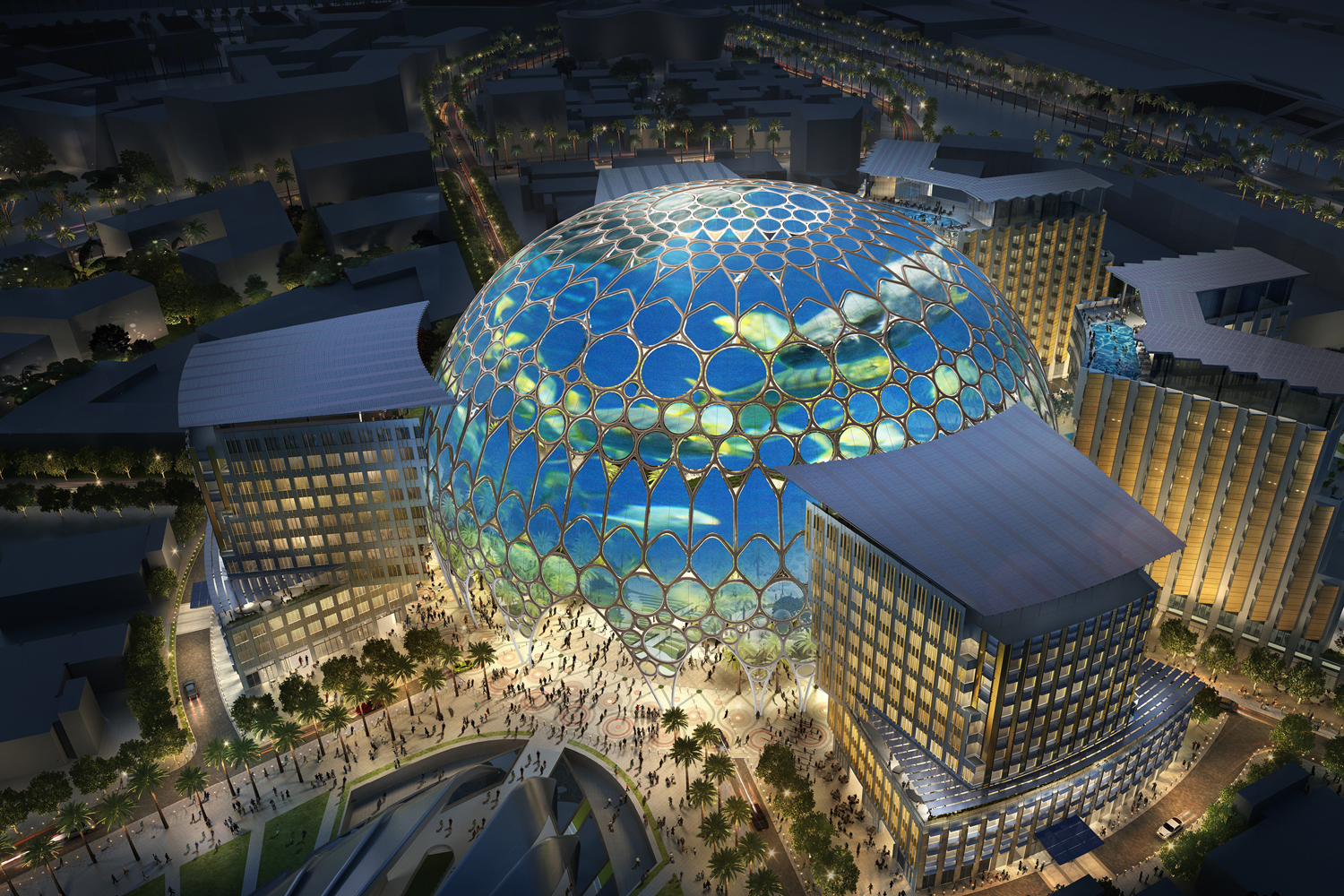 Work on Expo 2020 Dubai's central pavilion has been completed