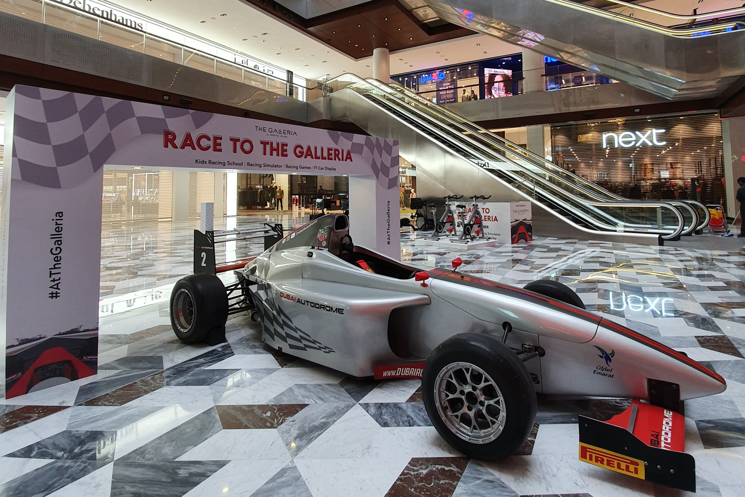 The Galleria Al Maryah Island launches F1 activities for the Abu Dhabi ...