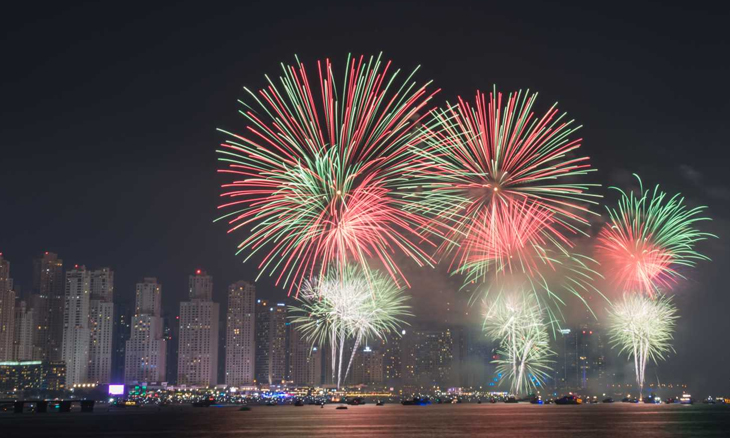 Eid al-Adha fireworks in Dubai