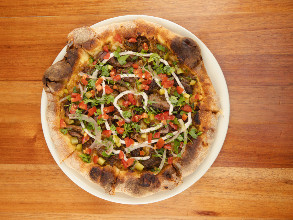 Time Out Market Dubai Ramadan: Pitfire lamb shawarma pizza