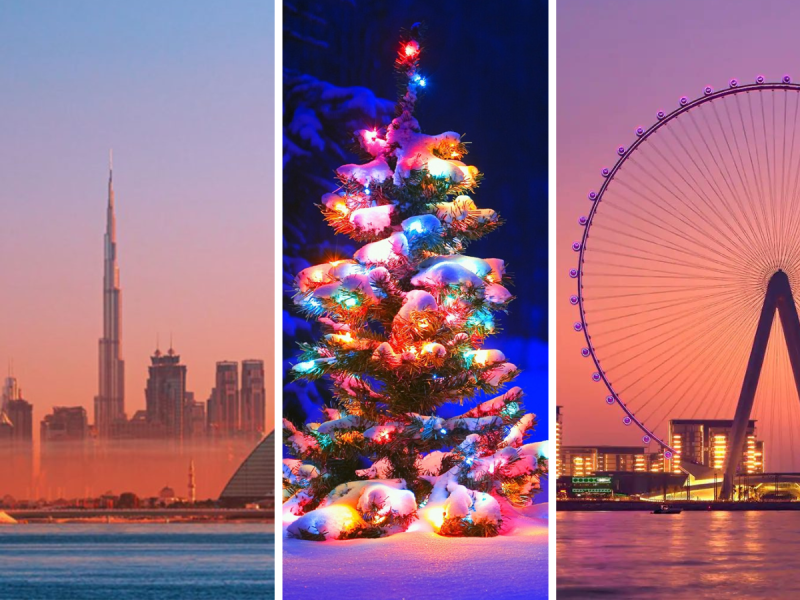 Dubai Christmas tree lighting events to see