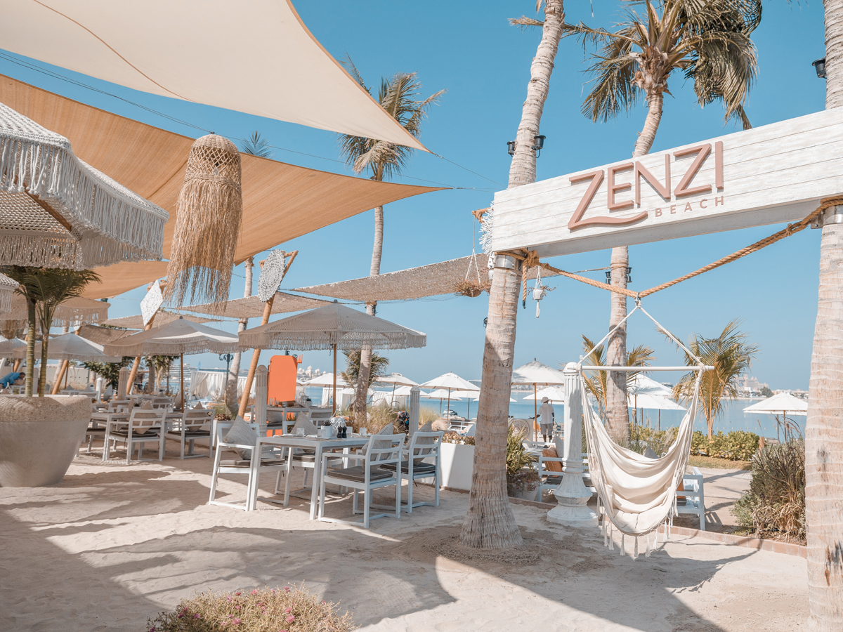 A new beach club, Zenzi launches on Palm Jumeirah