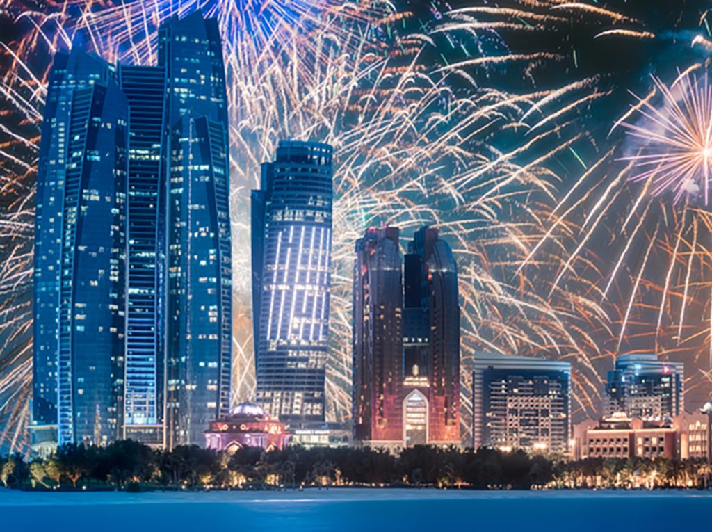 Fireworks in Abu Dhabi, RAK and Hatta where to see New Year's Eve