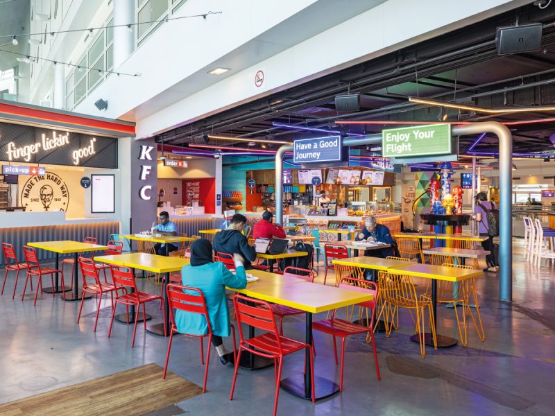 Restaurants In Concourse C, Terminal 3 At Dubai International Airport 