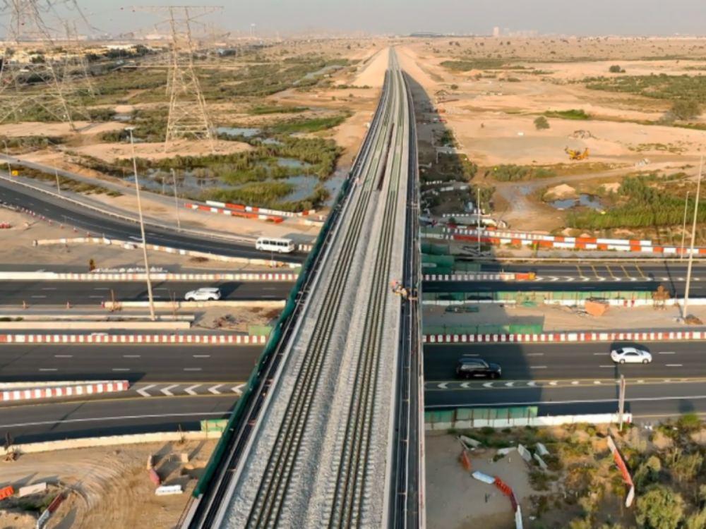 Etihad Rail Dubai route: Video show Dubai's railway bridges