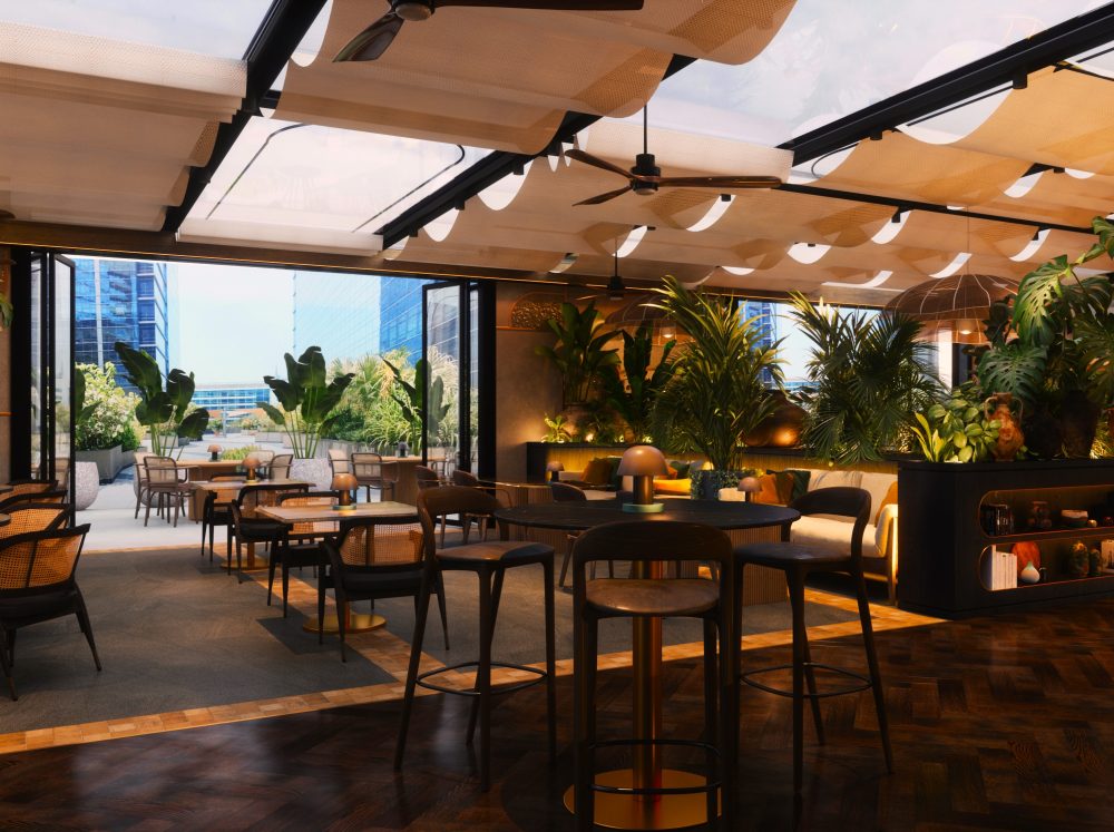 42 Midtown A New York Inspired Restaurant Opens In Dubai   42 Midtown Greenhouse 1000x747 