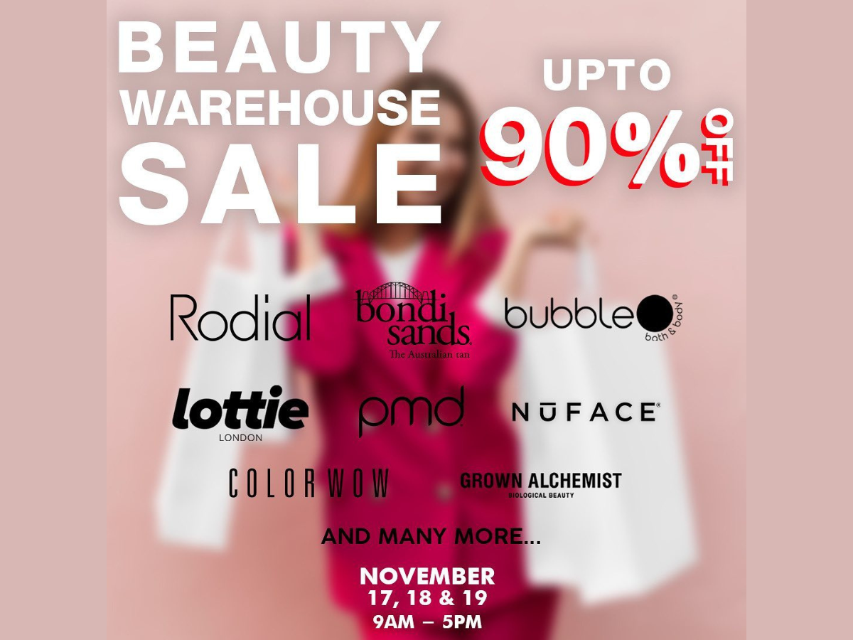 Beauty Solutions Warehouse Sale: There's A Mega Beauty Warehouse Sale ...