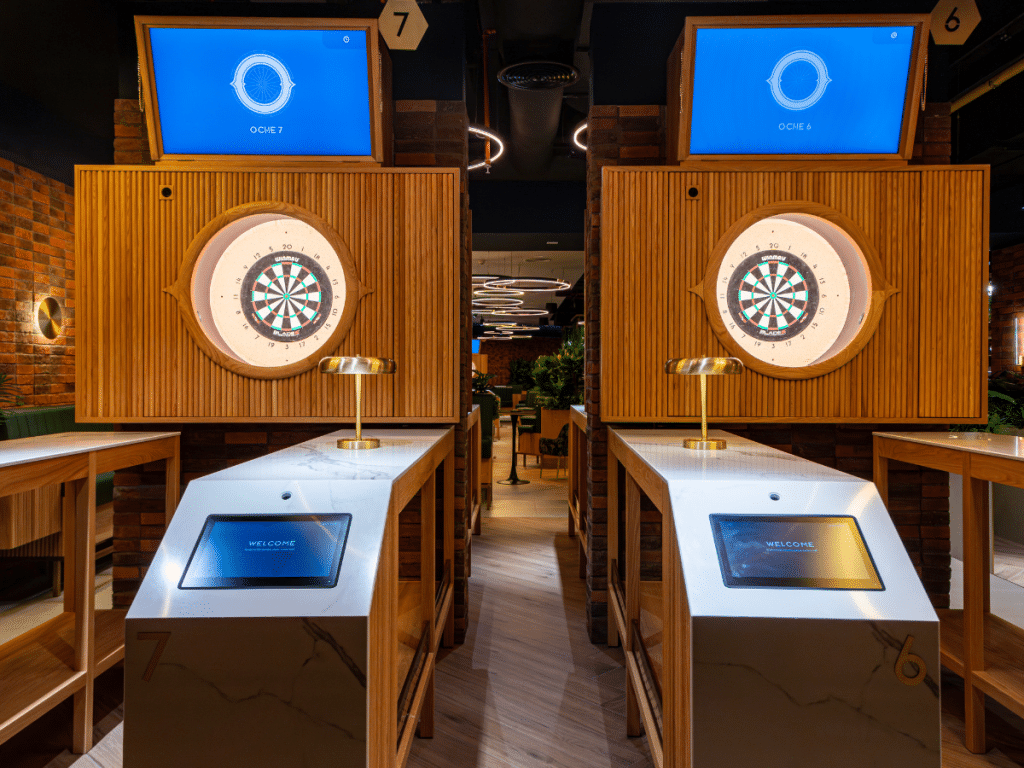 First look at virtual darts spot Oche in Dubai Mall