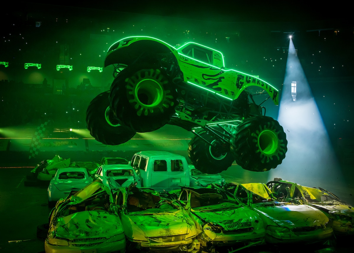 There's a glowinthedark Hot Wheels Monster Truck party coming to