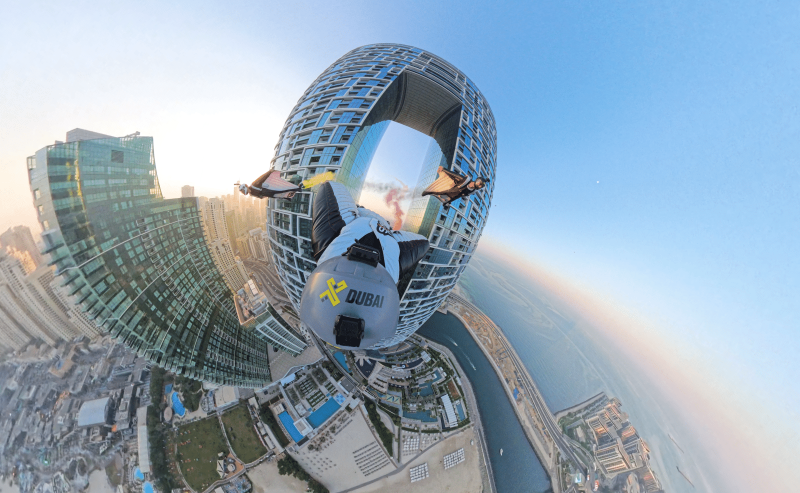 Skydive Dubai athletes make history on UAE National Day at Address