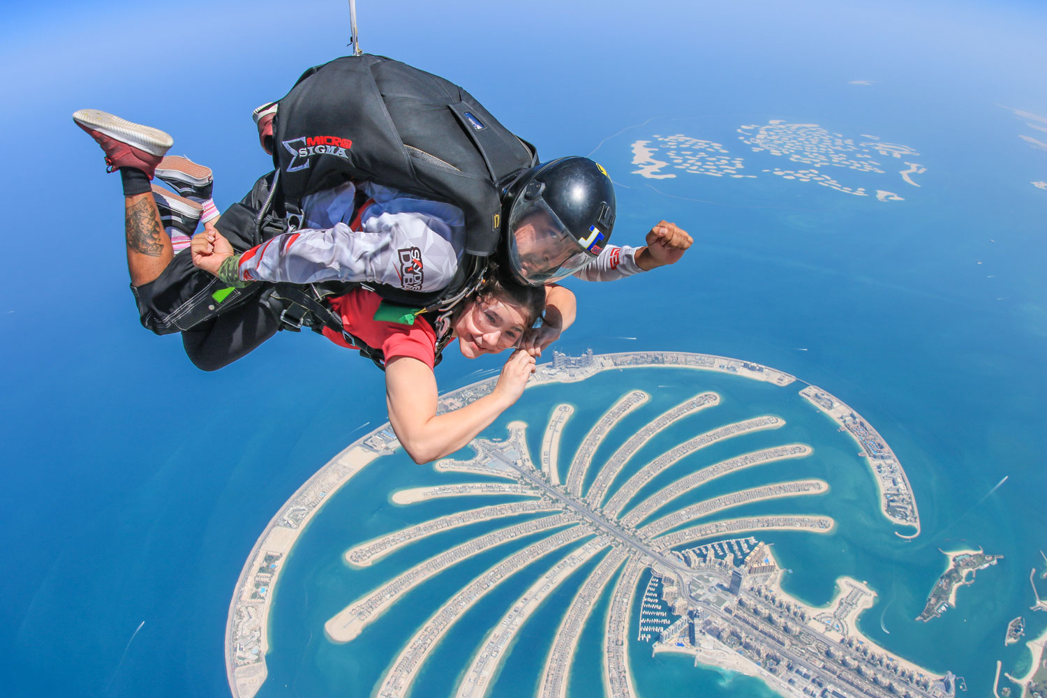 Skydive Dubai Пальма