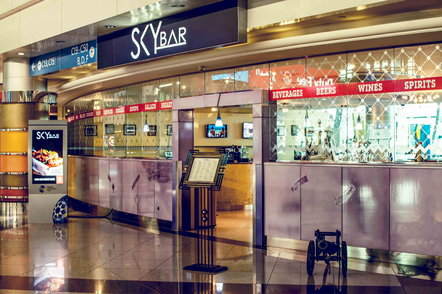 Bars In Concourse C Terminal 3 At Dubai International Airport Dubai